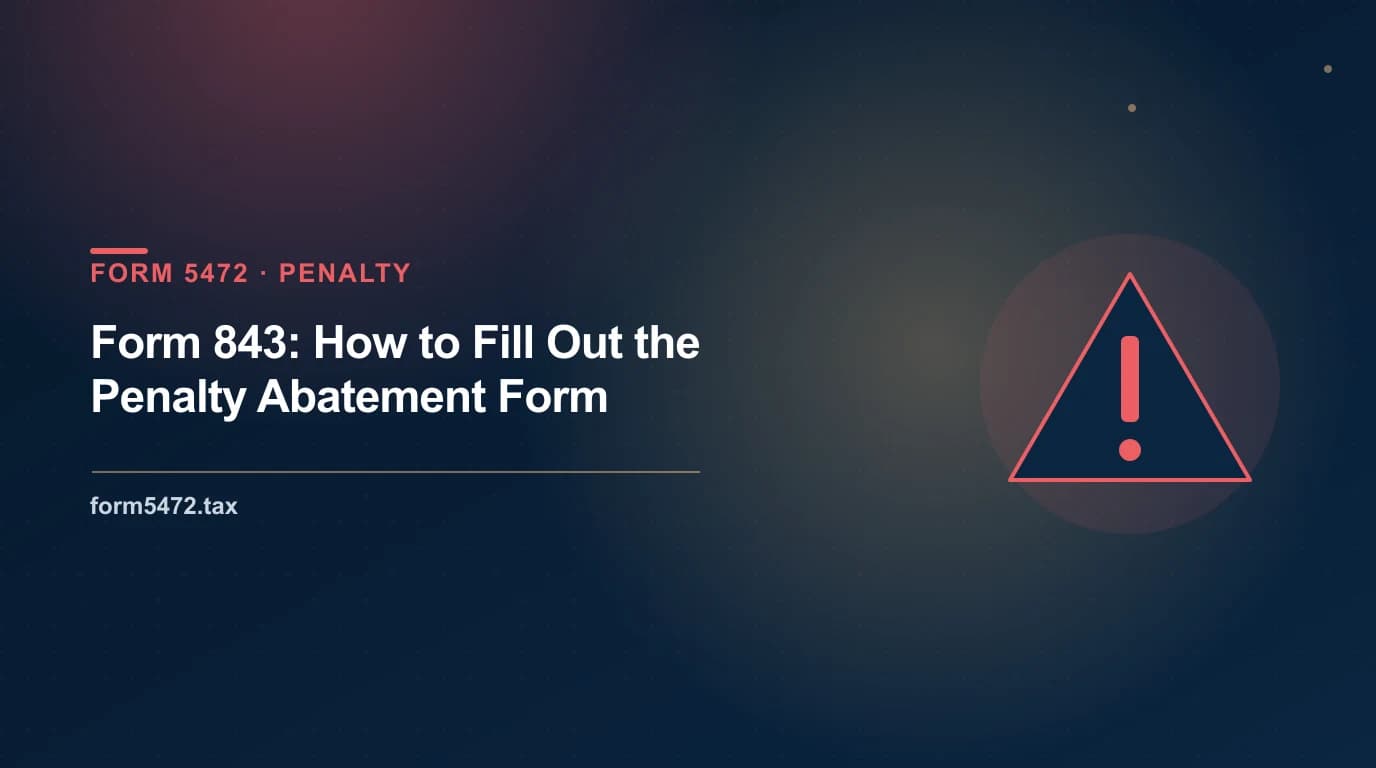 form 843 penalty abatement — how to fill out the IRS claim for refund and request for abatement