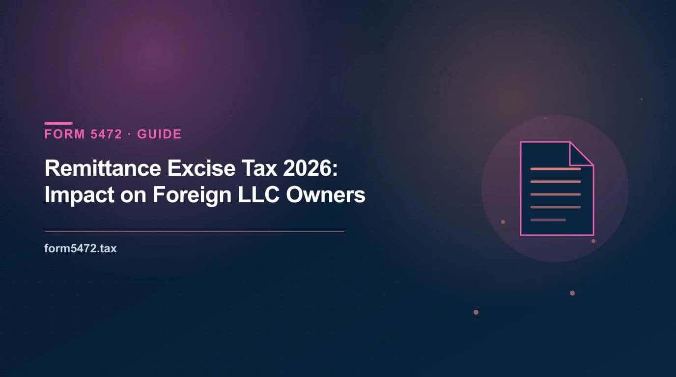 obbba 2026 remittance excise tax explained for foreign-owned US LLC owners